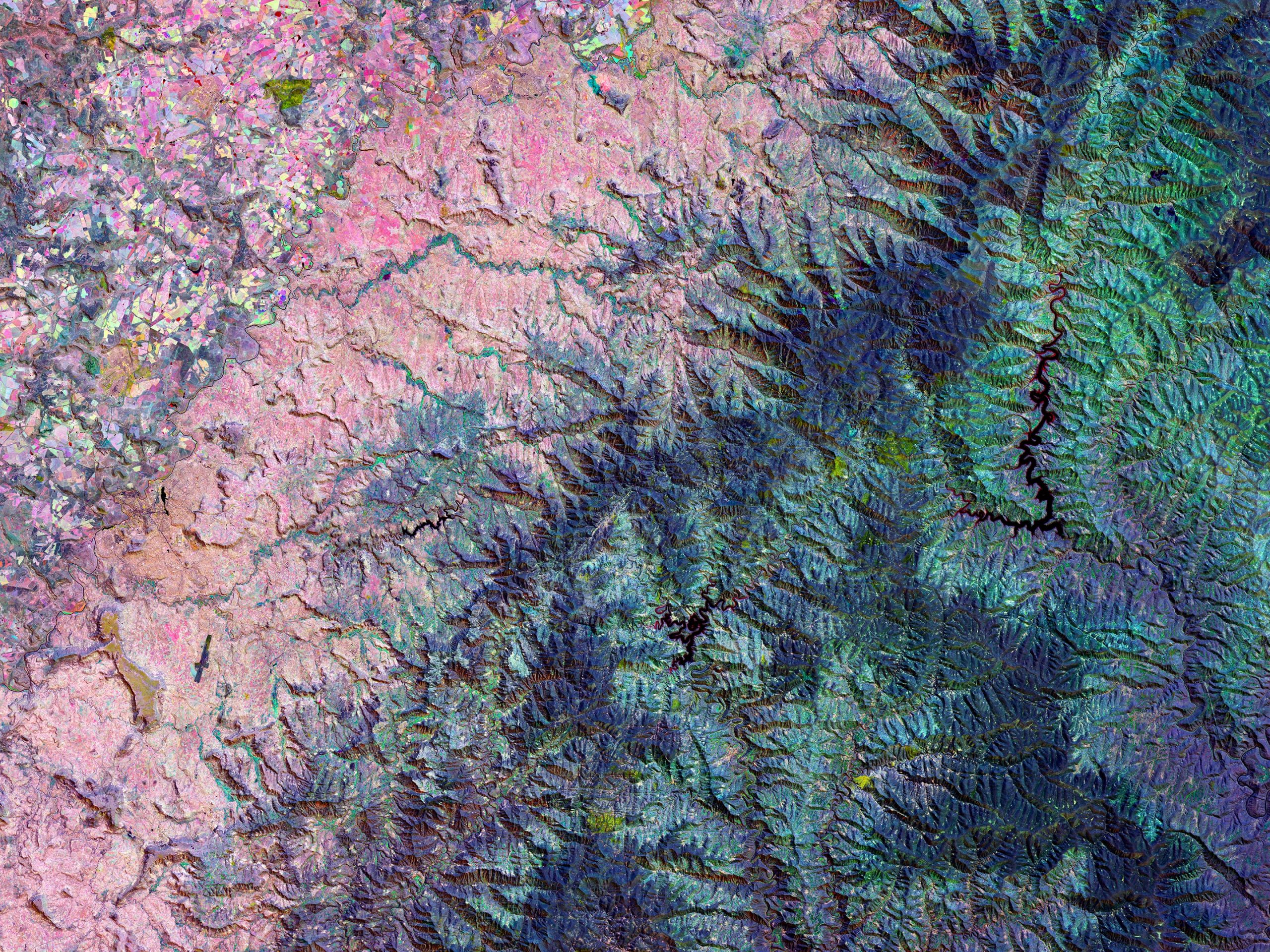 Exploring Earth From Space: Lesotho &ndash; Small Country Surrounded Entirely by South Africa